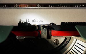 Preview wallpaper typewriter, text, print, letters