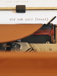 Preview wallpaper typewriter, text, retro, vintage