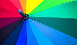 Preview wallpaper umbrella, colorful, macro