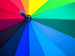 Preview wallpaper umbrella, colorful, macro