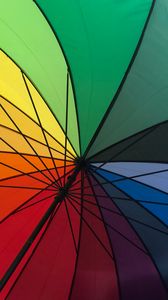 Preview wallpaper umbrella, colorful, rainbow