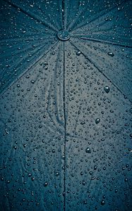 Preview wallpaper umbrella, drops, rain, cloth, surface, wet