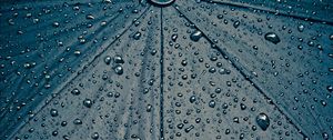 Preview wallpaper umbrella, drops, rain, cloth, surface, wet