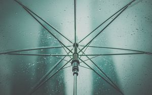 Preview wallpaper umbrella, rain, drops