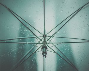 Preview wallpaper umbrella, rain, drops