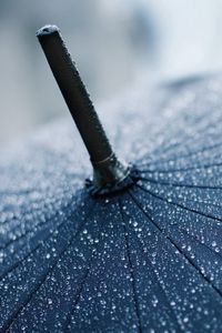 Preview wallpaper umbrella, rain, drops, cane, clouds, precipitation