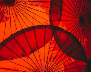 Preview wallpaper umbrella, red, round