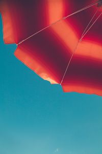 Preview wallpaper umbrella, sky, summer, minimalism