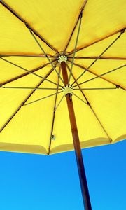 Preview wallpaper umbrella, yellow, blue