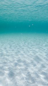 Preview wallpaper under water, sand, ripples, depth