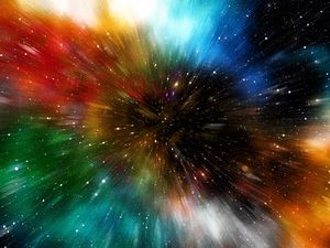 Preview wallpaper universe, galaxy, multicolored, immersion