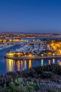 Preview wallpaper us, coast, dana point, california, harbor, night