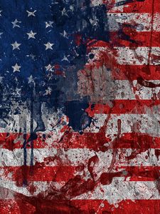Preview wallpaper usa, flag, color, texture, surface