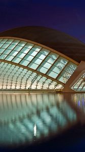 Preview wallpaper valencia, spain, building, architecture, reflection