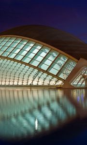 Preview wallpaper valencia, spain, building, architecture, reflection