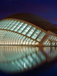 Preview wallpaper valencia, spain, building, architecture, reflection