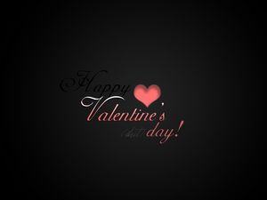 Preview wallpaper valentines day, heart, inscription, black, red