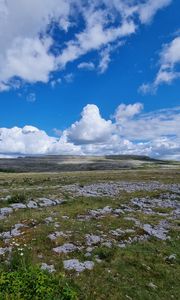 Preview wallpaper valley, clouds, sky, landscape, nature