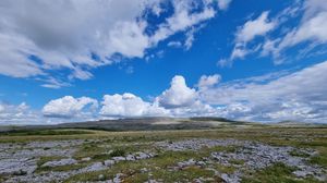 Preview wallpaper valley, clouds, sky, landscape, nature