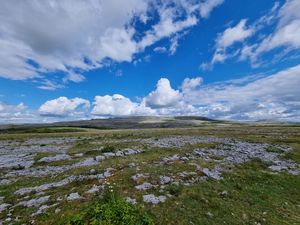 Preview wallpaper valley, clouds, sky, landscape, nature