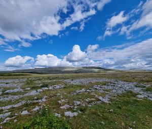 Preview wallpaper valley, clouds, sky, landscape, nature