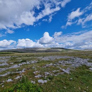 Preview wallpaper valley, clouds, sky, landscape, nature