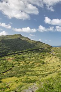 Preview wallpaper valley, grass, hills, landscape, nature