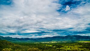 Preview wallpaper valley, grass, hills