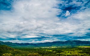 Preview wallpaper valley, grass, hills