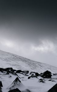 Preview wallpaper valley, hill, snow