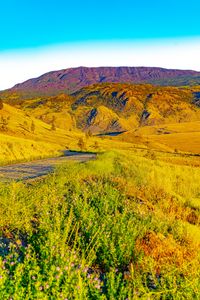 Preview wallpaper valley, hills, mountains, grass, nature