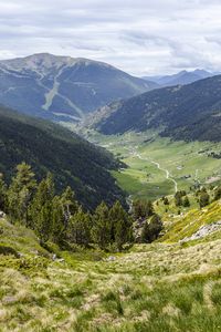 Preview wallpaper valley, mountains, hills, landscape, nature