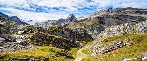 Preview wallpaper valley, mountains, landform, landscape, nature