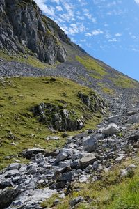 Preview wallpaper valley, mountains, stones, landscape