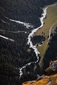 Preview wallpaper valley, slope, forest, aerial view