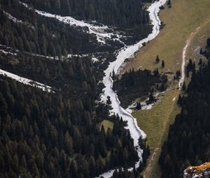 Preview wallpaper valley, slope, forest, aerial view