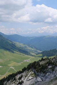 Preview wallpaper valley, slope, mountains, landscape