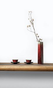 Preview wallpaper vase, branch, cups, white, aesthetics