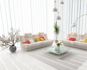Preview wallpaper vase, sofa, lamp, table