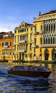 Preview wallpaper venice, canal, italy, boat