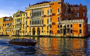 Preview wallpaper venice, canal, italy, boat