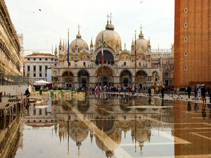 Preview wallpaper venice, piazza san marco, st marks basilica