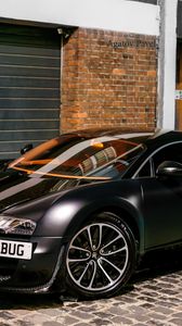 Preview wallpaper veyron, matte, bugatti, supercar
