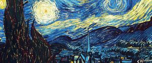 Preview wallpaper vincent van gogh, the starry night, oil, canvas