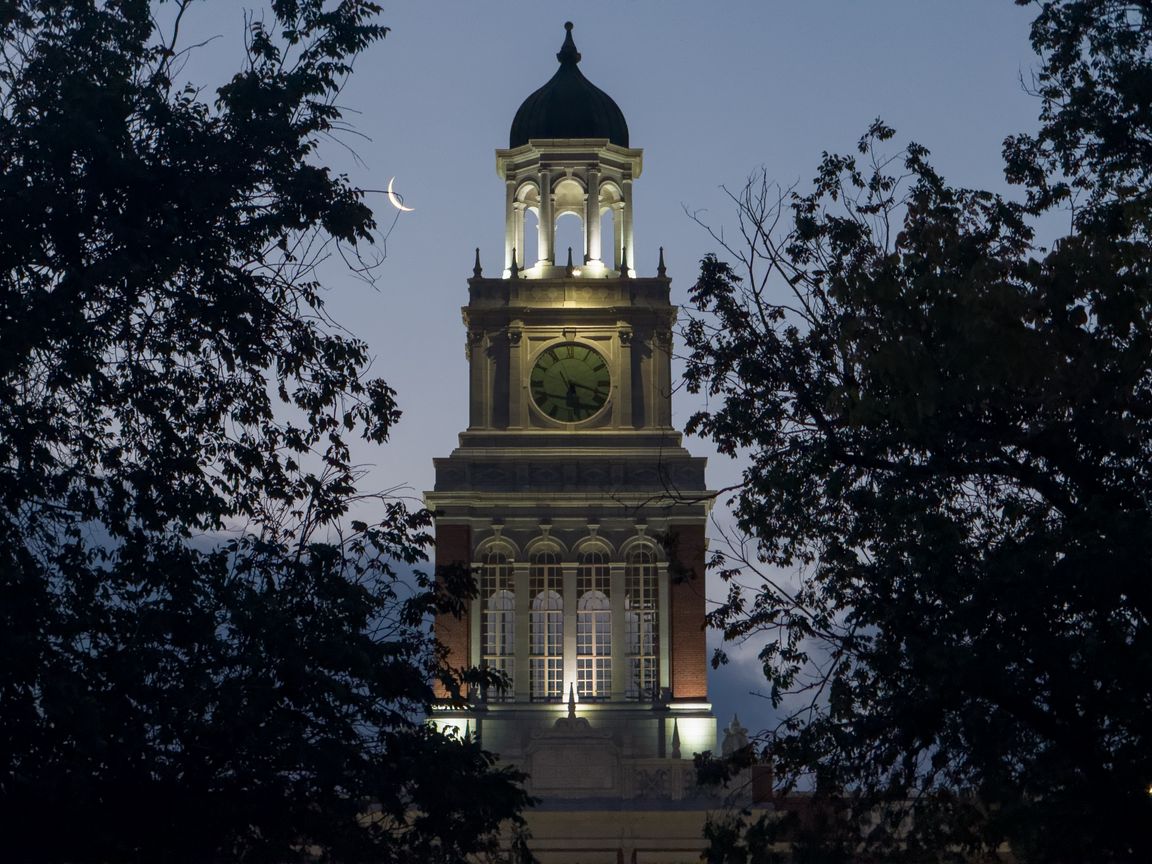 1152x864 Wallpaper vine street houses, colorado, usa, architecture, night, sky