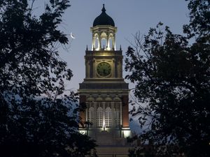 Preview wallpaper vine street houses, colorado, usa, architecture, night, sky