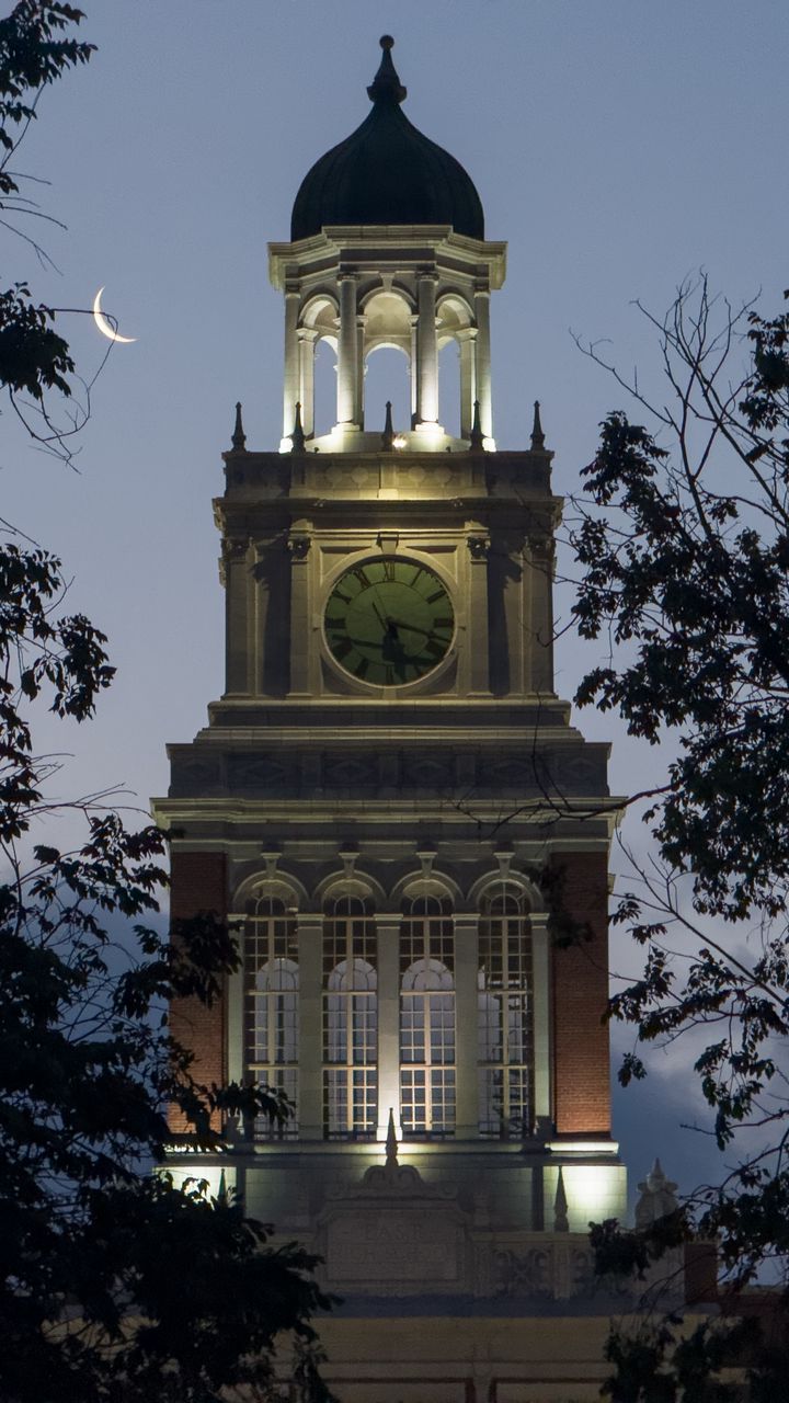 720x1280 Wallpaper vine street houses, colorado, usa, architecture, night, sky