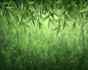Preview wallpaper vines, greenery, jungle, green