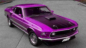 Preview wallpaper vintage mustang, mustang, classic mustang, tune
