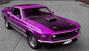 Preview wallpaper vintage mustang, mustang, classic mustang, tune